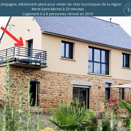 Maison Comprenant Deux Gites A Louer, Ensemble Ou Independamment, Capacite De 4 A 19 Personnes Idealement Place Pour Visiter Le Mont-Saint-Michel, Saint-Malo Et Les Alentours Baguer-Pican Exterior foto